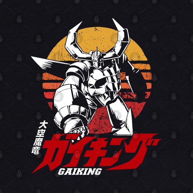Classic Gaiking Japanese Super Robot by TeeGo